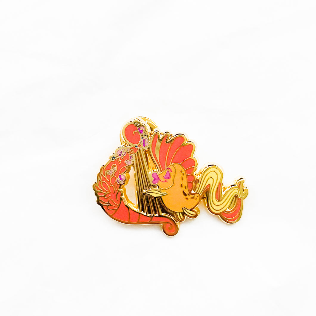 Loungefly - The Little Mermaid 35th Anniversary - Carp with Harp Pin