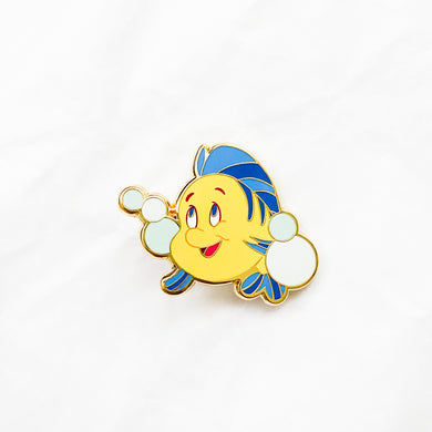 Loungefly - The Little Mermaid 35th Anniversary - Flounder Pin