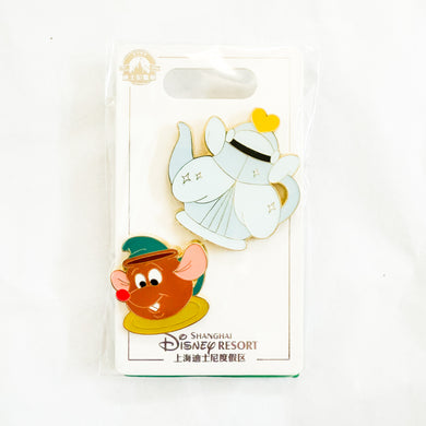 SHDR - Princess Teapot and Teacup Series - Cinderella and Gus Gus Pins