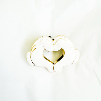 SHDR - Mickey's Glove Shape - Heart Hands Pin