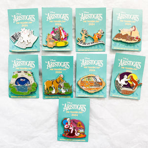 DLP - The Aristocats Pin Trading Day 2024 Complete Pin Set