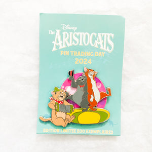 DLP - The Aristocats Pin Trading Day 2024 - Scat Cat, Peppo, Thomas O'Malley Pin