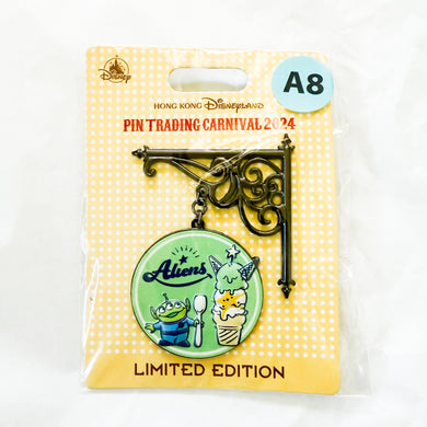 HKDL - Pin Trading Carnival 2024 - Name Sign - Aliens Pin