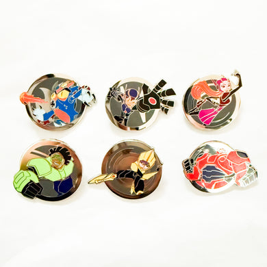 Loungefly - Big Hero 6 10th Anniversary Complete Pins Set