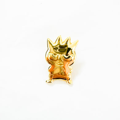 Loungefly - Hello Kitty 50th Anniversary Gold Badtz Maru Pin