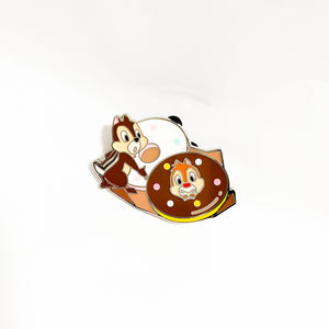 Pin Trading Carnival 2024 - Desserts - Chip and Dale Sprinkle Donuts Pin