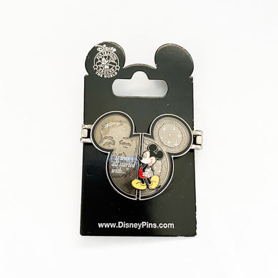 It All Started With... Mickey Mouse & Walt Pin