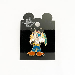 Pirate Mickey Mouse & Parrot Pin
