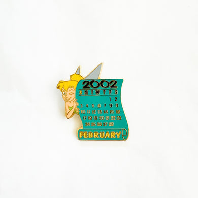 Feburary 2002 Calendar - Tinker Bell Pin