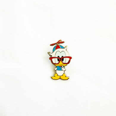 Nerd Donald Duck Pin