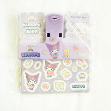 Kuromi Stickers Sheet and Magnetic Clip