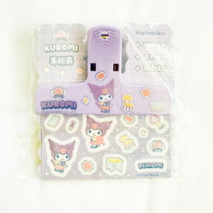 Kuromi Stickers Sheet and Magnetic Clip