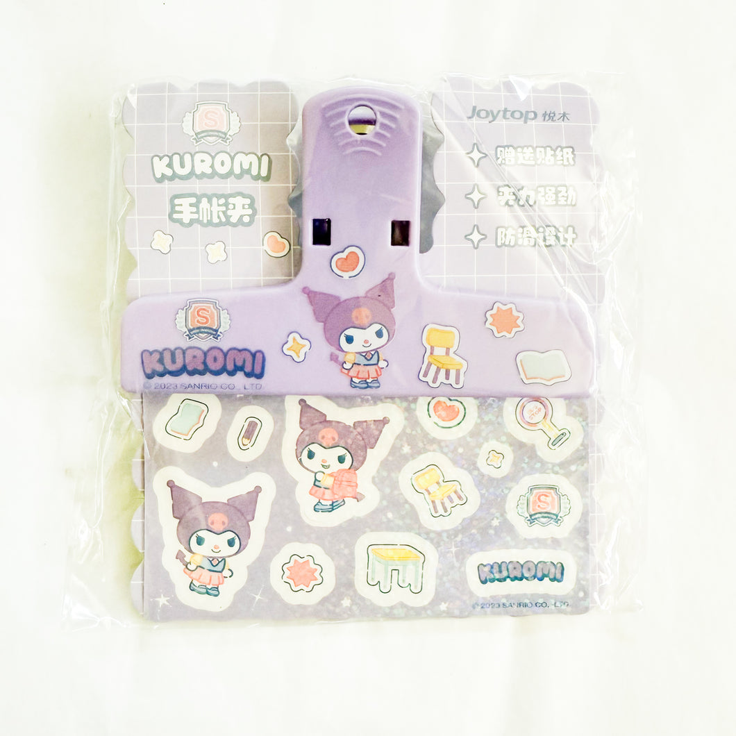 Kuromi Stickers Sheet and Magnetic Clip