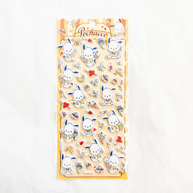 Pochacco Puffy Stickers Sheet