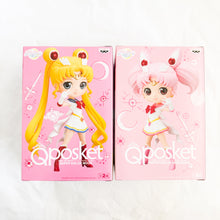 Banpresto QPosket Sailor Moon - Super Sailor Moon & Super Sailor Chibi Moon Version A Bundle Figures