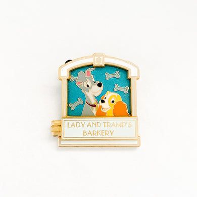 Funny Business - Lady and Tramp's Barkery Pin