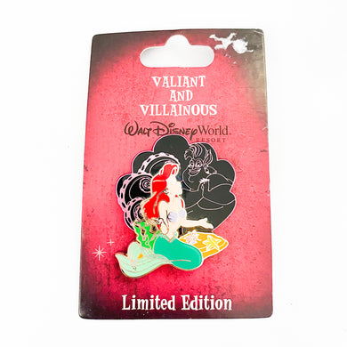Valiant and Villainous - Ariel & Ursula Pin