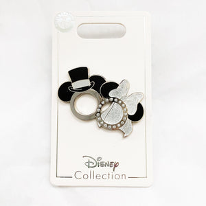Mickey & Minnie Icon Groom and Bride Pin