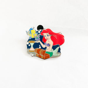 Flounder & Ariel Grotto Dancing Pin