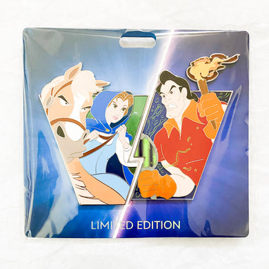 WDI Heroes vs Villains - Belle and Gaston Pins Set