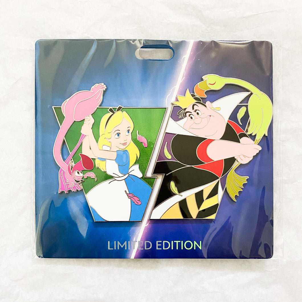 WDI Heroes vs Villains - Alice and Queen of Hearts Pins Set