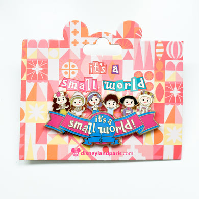 DLP - It's A Small World Logo Dolls Pin