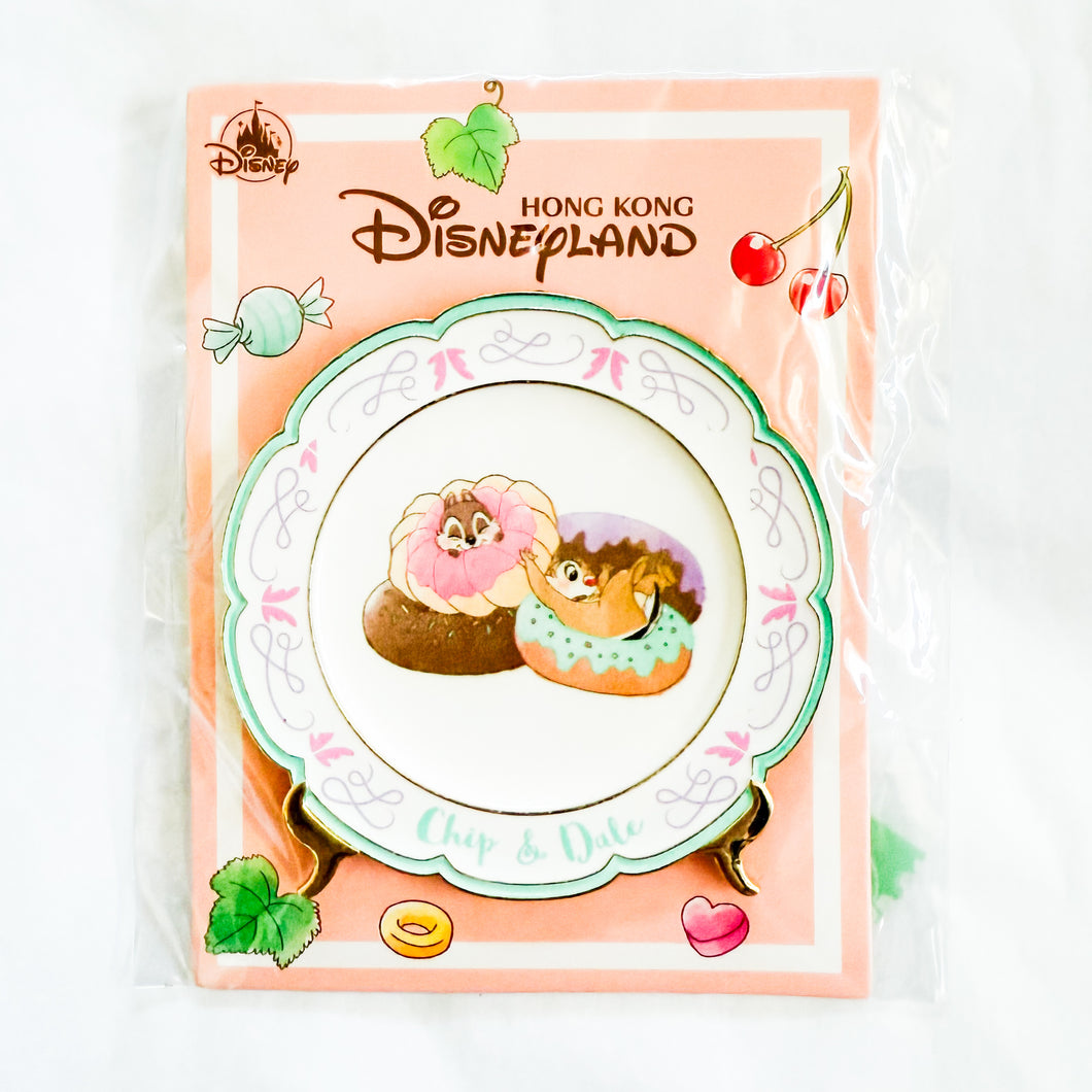 HKDL - Chip and Dale - Dessert Plates - Donuts Pin