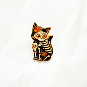 Loungefly - Dia De Los Muertos - GITD Chaser Cat Pin