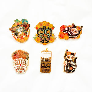 Loungefly - Dia De Los Muertos - Complete Pins Set