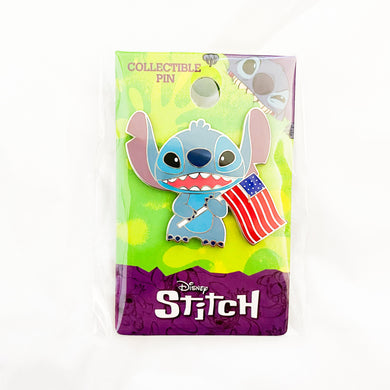 Stitch - American Flag Stitch Pin
