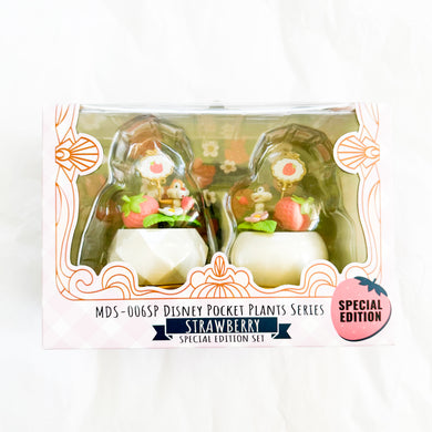 Beast Kingdom - MDS-006SP - Disney Pocket Plants Series Strawberry with Chip and Dale