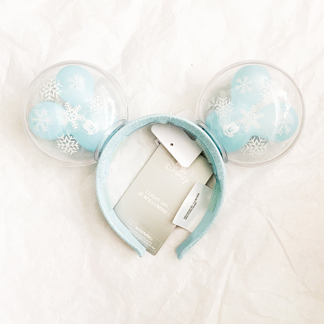 Mickey Mouse Christmas Snow Flake Light Up Balloon Ears