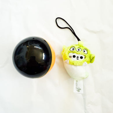 HKDL - Halloween Gachapon Ghost - Alien Plush Keychain
