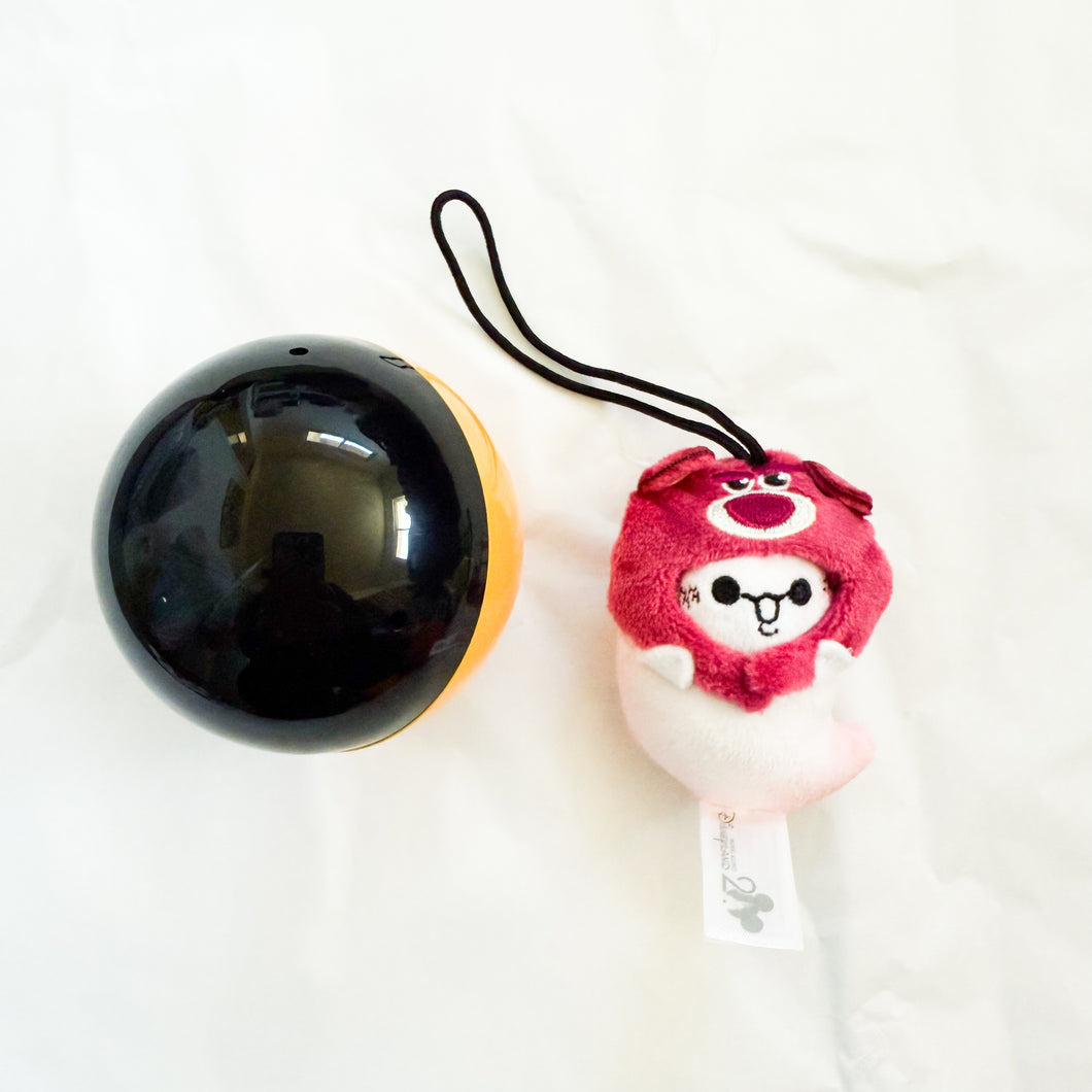 HKDL - Halloween Gachapon Ghost - Lotso Plush Keychain