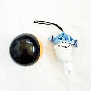 HKDL - Halloween Gachapon Ghost - Stitch Plush Keychain