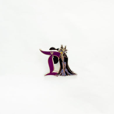 Hidden Mickey - Disneyland 'D' - Maleficent Pin