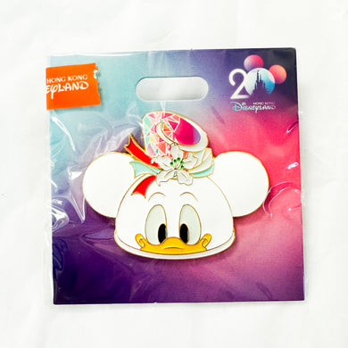HKDL - 20th Anniversary Ear Hat Series Donald Duck Pin