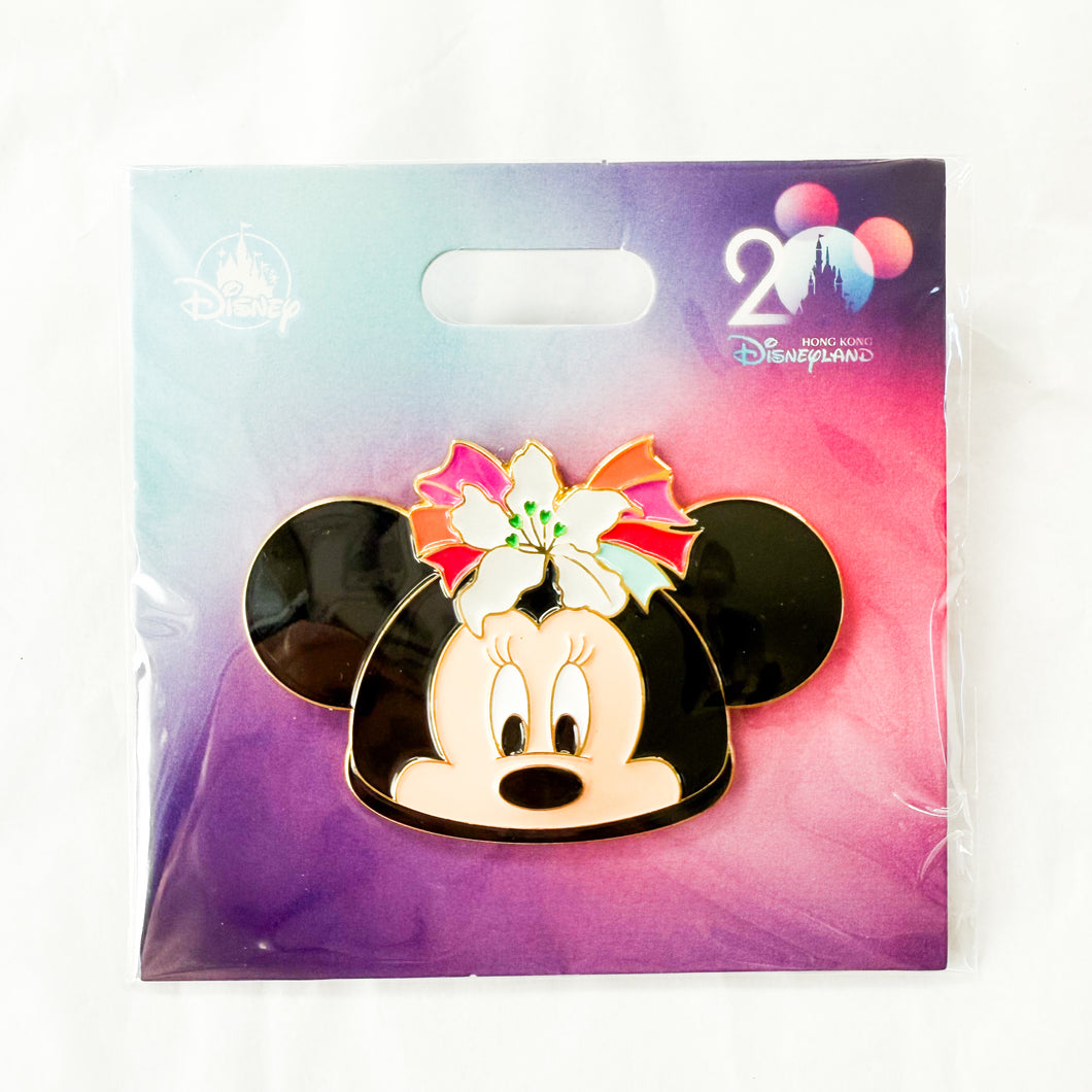 HKDL - 20th Anniversary Ear Hat Series Minnie Mouse Pin