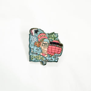 Loungefly - One Piece Maps - Franky Pin