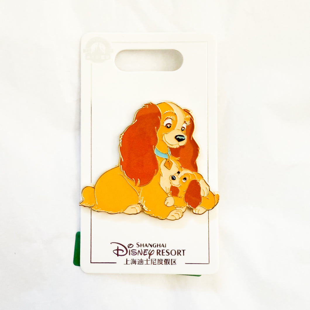 SHDR - Mother's Day Series - Lady and Puppy Pin