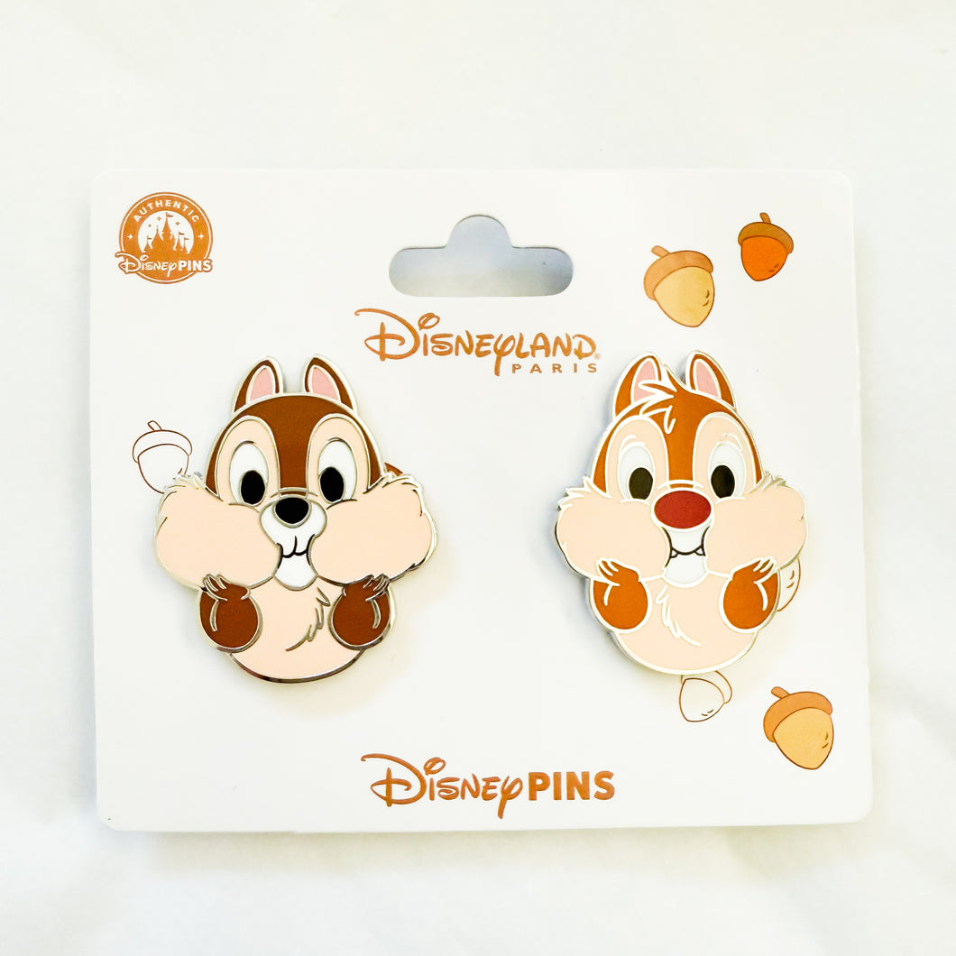 DLP - Chip and Dale Full Cheeks Pin Set