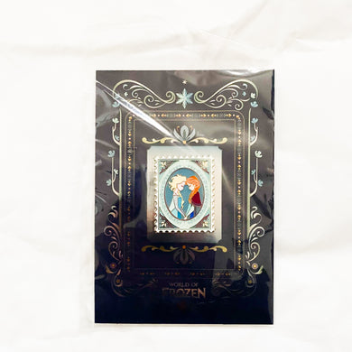 World of Frozen - Anna and Elsa Stamp Pin + Postcard