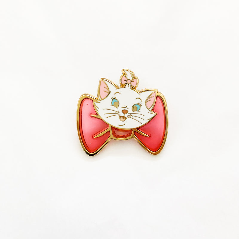 HKDL - Marie Red Ribbon Stained Glass Pin – MadHouse Collectibles