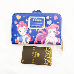 Loungefly - Manga Style Princesses Zip Around Wallet