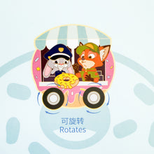SHDR - Pin Trading Fun Day 2024 - Zootopia Young Judy Hopps and Nick Wilde Collectible Medallion
