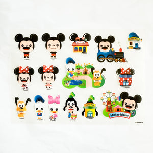 HKDL - Mickey and Friends Clear Stickers Sheet