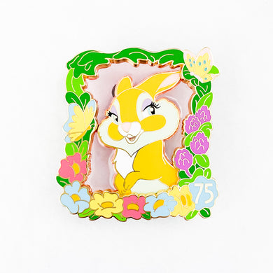 DSSH - Bambi 75th Anniversary - Miss Bunny Stained Glass Pin