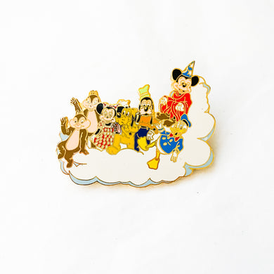 45th Anniversary Parade of Stars Final - Characters on Cloud Pin