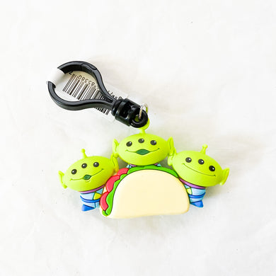 Pixar - Toy Story - Aliens with Taco Bag Clip Keychain