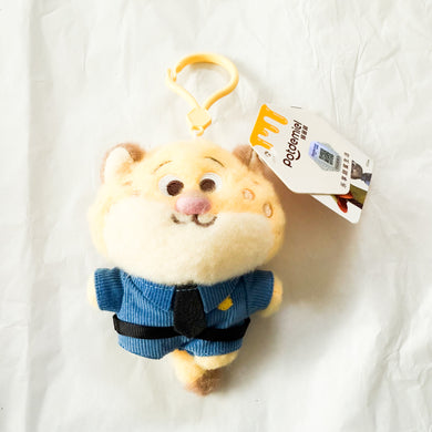 Zootopia - Clawhauser Plush Keychain